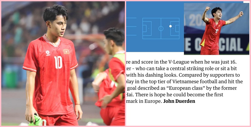 Bóng đá Việt Nam lại có thần đồng lọt top 60 thế giới